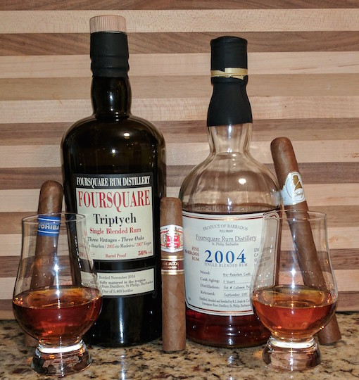 vedhæng gryde basketball Cigar Spirits: Foursquare Triptych and 2004 Single Blended Rums - The  Stogie Guys